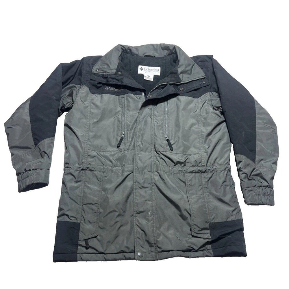 Columbia Men’s Jacket Hooded Highly Water Resistant Winter Parka Coat Sz Mens M